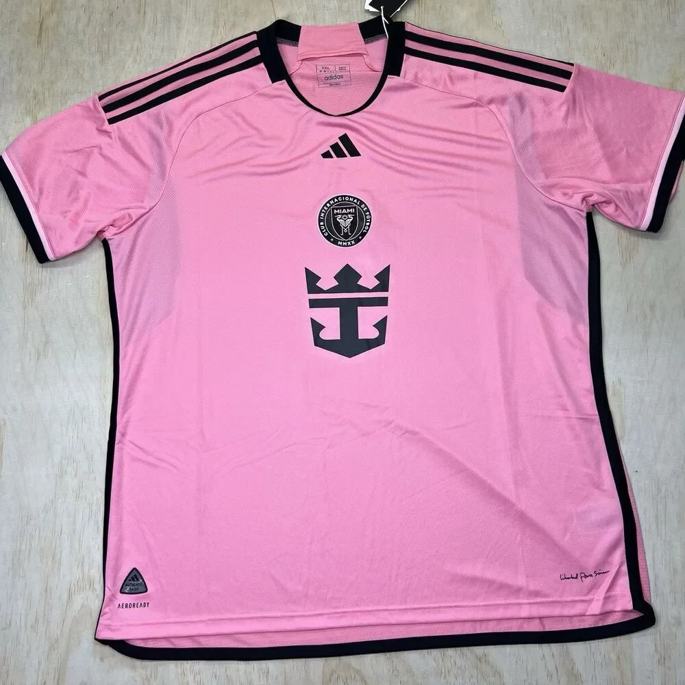 NEW Inter Miami Adidas Home 2024 Authentic Jersey 2XL Short Sleeves
